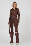 Chestnut Strirrup Ski Suit