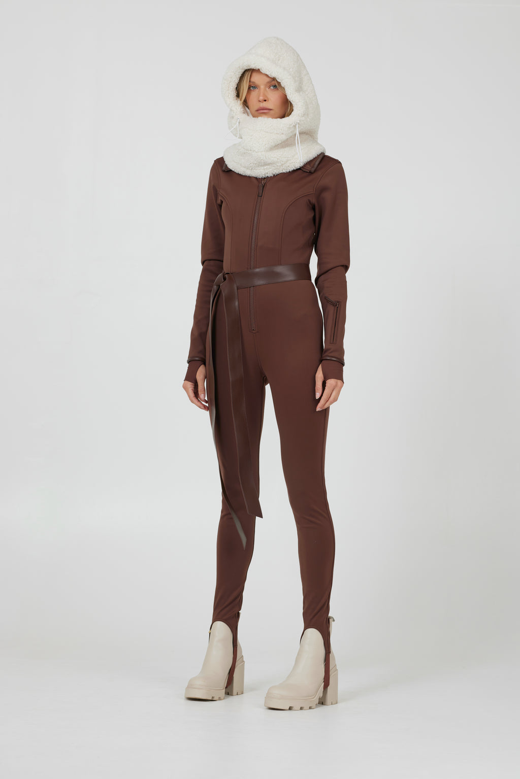 Chestnut Strirrup Ski Suit
