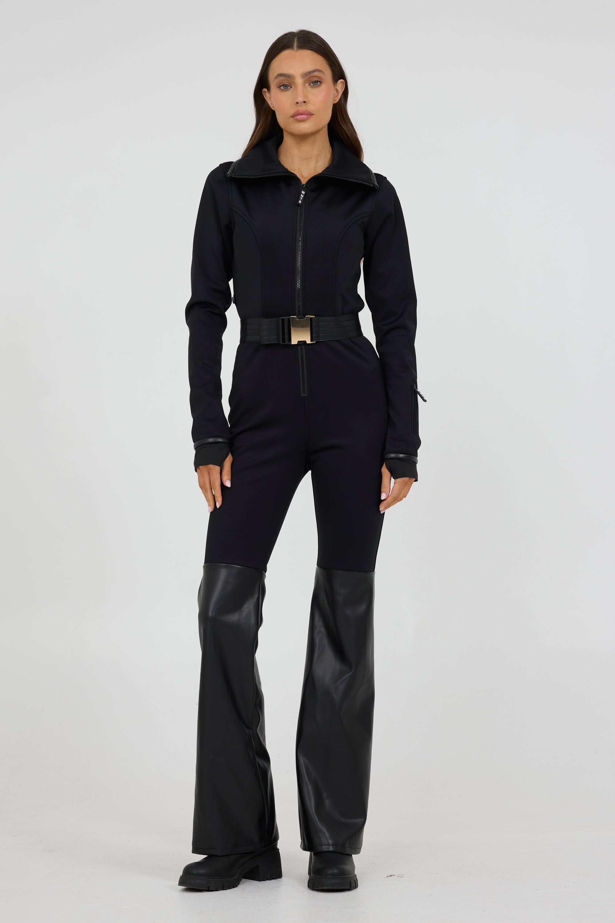 Onyx Flare Leg Ski Suit