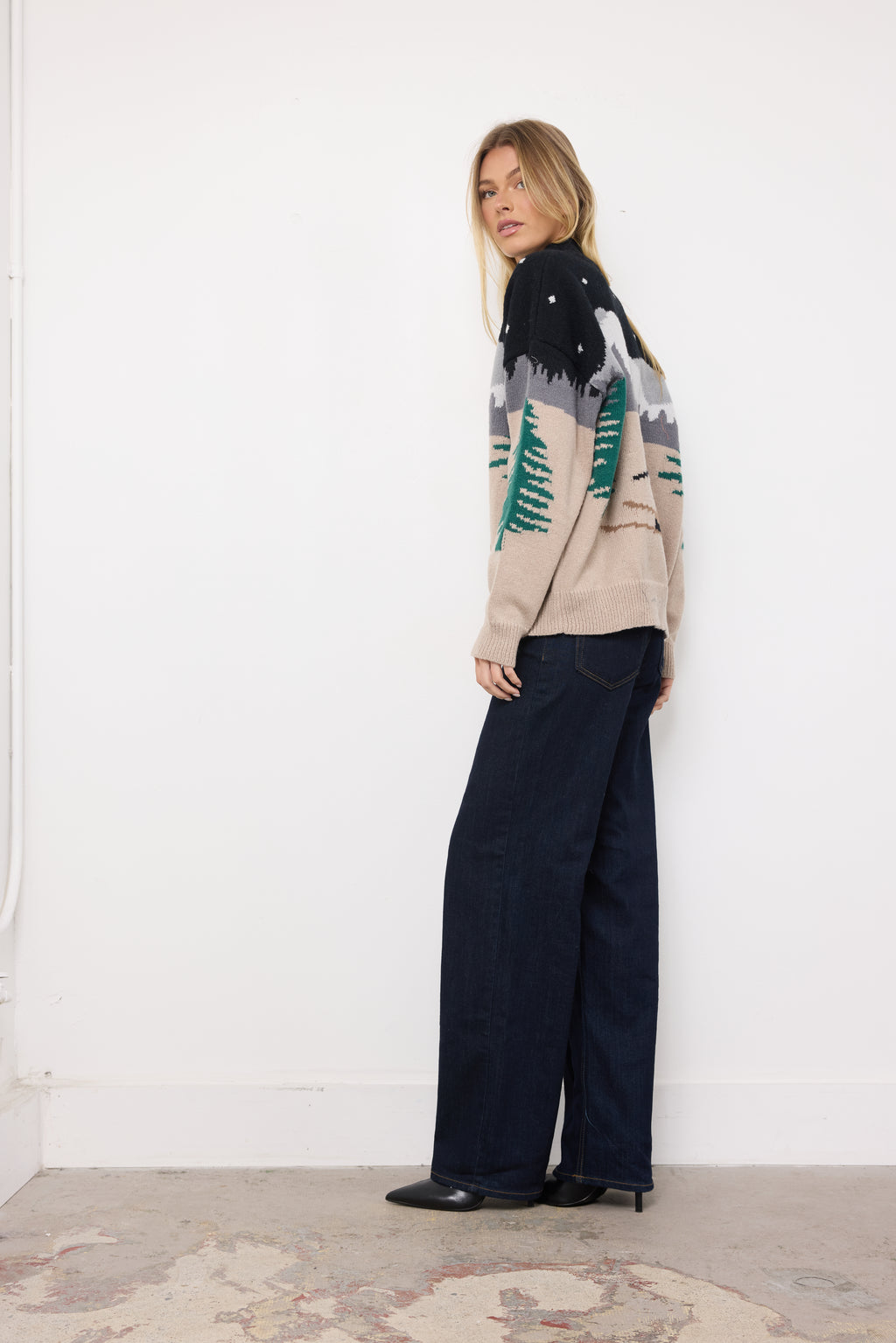 Bunny Slope Multi Knit Top